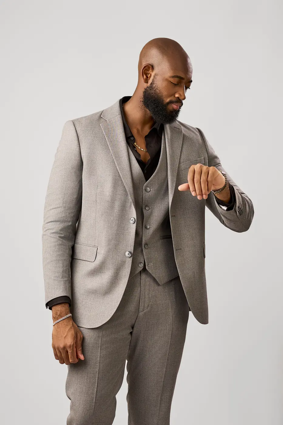 Light Grey 3 piece suit