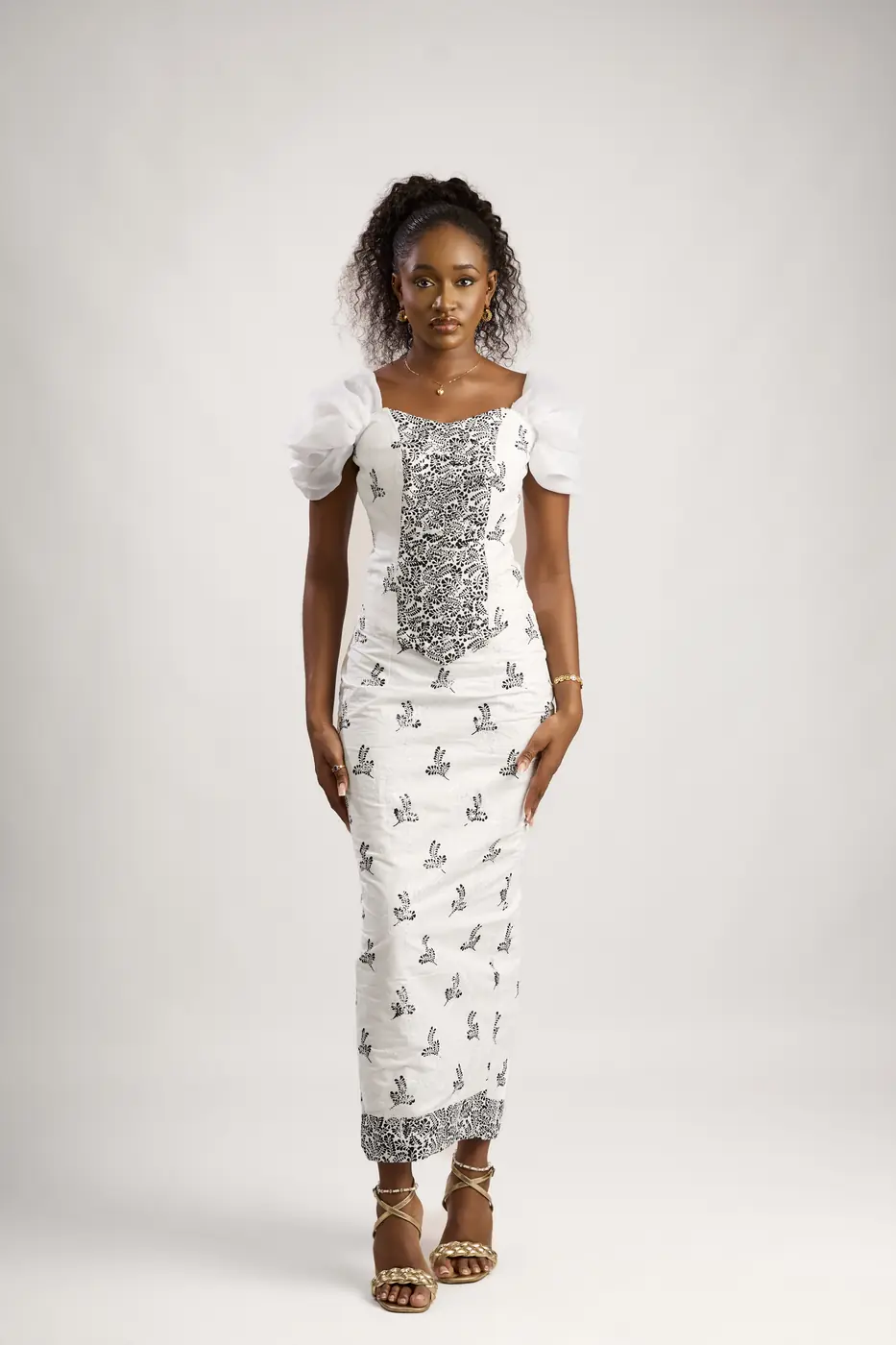 Black & White Ceremonial Two Piece